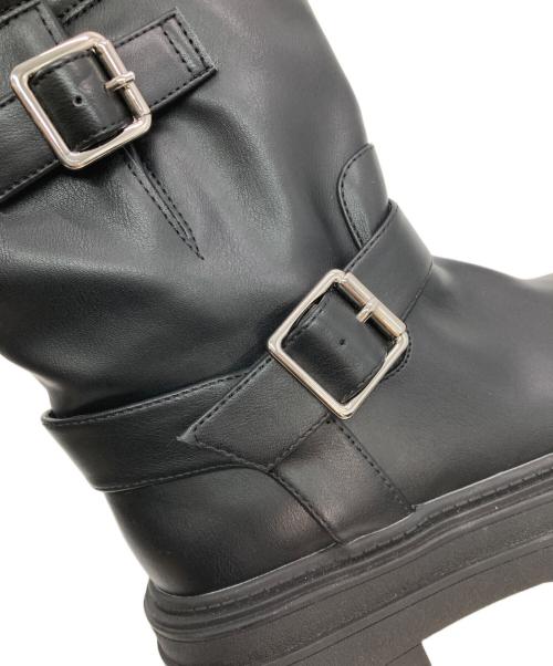 mystic（ミスティック）mystic (ミスティック) エンジニアミドルブーツ ブラック サイズ:36の古着・服飾アイテム