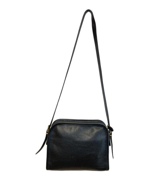 PAR ICI（パーリッシィ）PAR ICI (パーリッシィ) TIDE WAY (タイドウェイ) TIDEWAYパイピングレザーショルダー ブラックの古着・服飾アイテム