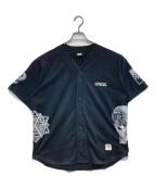 SUPREMEシュプリーム）の古着「M.C. Escher Cotton Baseball Jersey」｜ブラック