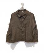 le travailleur galliceル・トラヴァイユール・ガリス）の古着「［古着］リネンブルゾン」｜ブラウン