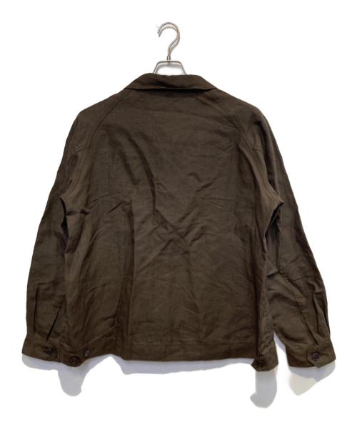 le travailleur gallice（ル・トラヴァイユール・ガリス）le travailleur gallice (ル・トラヴァイユール・ガリス) ［古着］リネンブルゾン ブラウン サイズ:4の古着・服飾アイテム