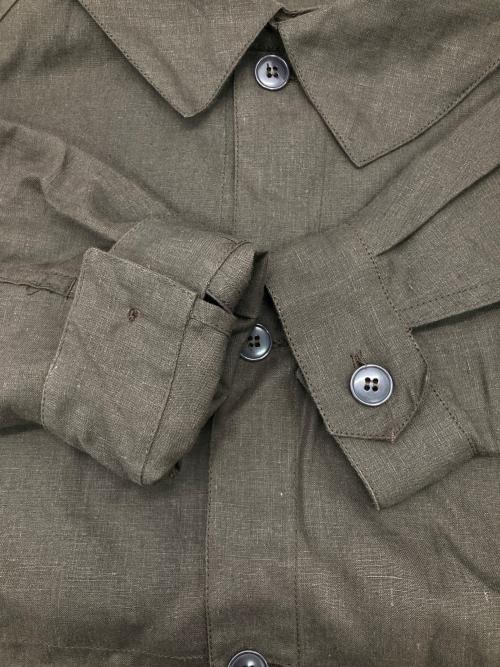 le travailleur gallice（ル・トラヴァイユール・ガリス）le travailleur gallice (ル・トラヴァイユール・ガリス) ［古着］リネンブルゾン ブラウン サイズ:4の古着・服飾アイテム