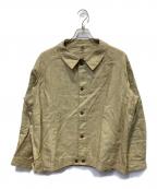 le travailleur galliceル・トラヴァイユール・ガリス）の古着「［古着］リネンブルゾン」｜ベージュ