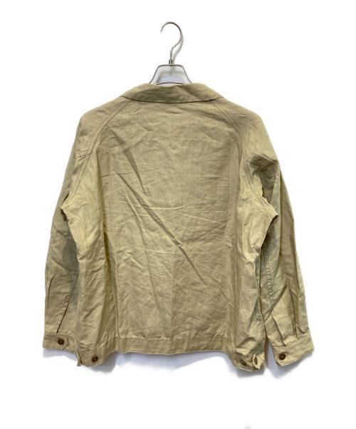 le travailleur gallice（ル・トラヴァイユール・ガリス）le travailleur gallice (ル・トラヴァイユール・ガリス) ［古着］リネンブルゾン ベージュ サイズ:4の古着・服飾アイテム