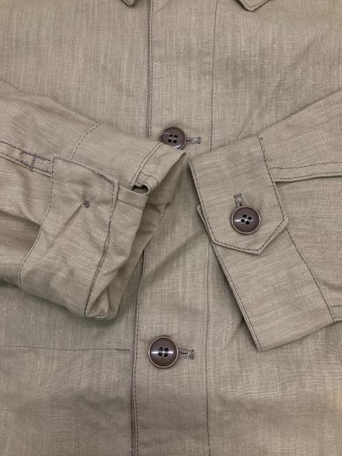 le travailleur gallice（ル・トラヴァイユール・ガリス）le travailleur gallice (ル・トラヴァイユール・ガリス) ［古着］リネンブルゾン ベージュ サイズ:4の古着・服飾アイテム