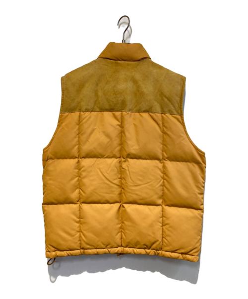 RRL（ダブルアールエル）RRL (ダブルアールエル) スエードヨークキルテッドベスト ベージュ サイズ:Lの古着・服飾アイテム