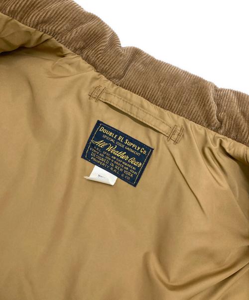 RRL（ダブルアールエル）RRL (ダブルアールエル) スエードヨークキルテッドベスト ベージュ サイズ:Lの古着・服飾アイテム