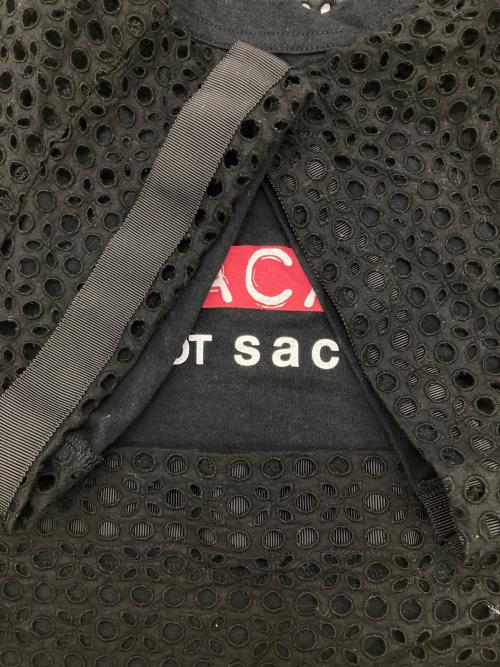 sacai（サカイ）sacai (サカイ) FRAGMENT DESIGN (フラグメントデザイン) ドッキングカットソー ブラック サイズ:1の古着・服飾アイテム