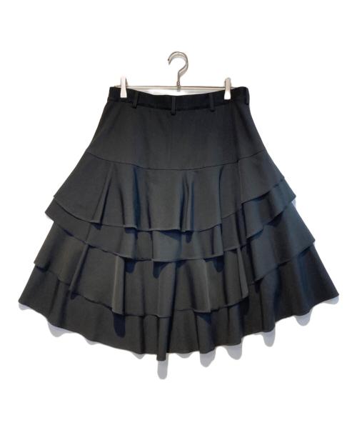 COMME des GARCONS COMME des GARCONS（コムデギャルソン コムデギャルソン）COMME des GARCONS COMME des GARCONS (コムデギャルソン コムデギャルソン) フリルドッキングショートパンツ ブラック サイズ:Sの古着・服飾アイテム