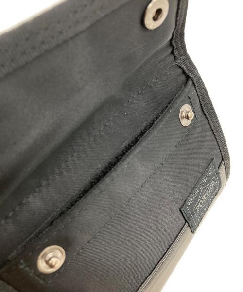PORTER（ポーター）PORTER (ポーター) SAC'S BAR (サックスバー) コンパクトウォレット ブラックの古着・服飾アイテム