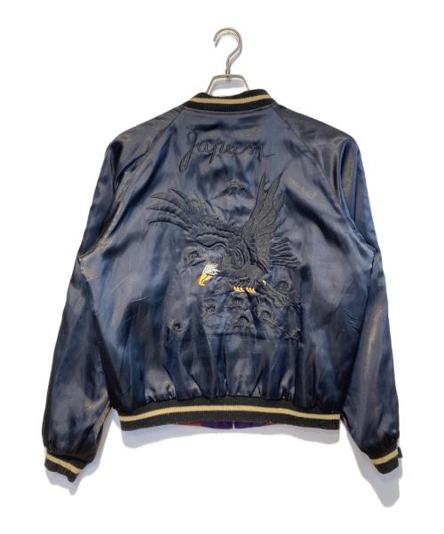 東洋エンタープライズ（トウヨウエンタープライズ）東洋エンタープライズ (トウヨウエンタープライズ) SOUVENIR JACKET ブラック×パープル サイズ:Lの古着・服飾アイテム