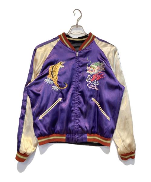 東洋エンタープライズ（トウヨウエンタープライズ）東洋エンタープライズ (トウヨウエンタープライズ) SOUVENIR JACKET ブラック×パープル サイズ:Lの古着・服飾アイテム