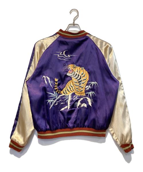 東洋エンタープライズ（トウヨウエンタープライズ）東洋エンタープライズ (トウヨウエンタープライズ) SOUVENIR JACKET ブラック×パープル サイズ:Lの古着・服飾アイテム