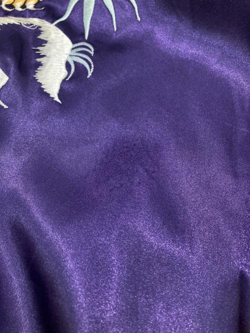 東洋エンタープライズ（トウヨウエンタープライズ）東洋エンタープライズ (トウヨウエンタープライズ) SOUVENIR JACKET ブラック×パープル サイズ:Lの古着・服飾アイテム