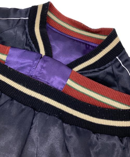 東洋エンタープライズ（トウヨウエンタープライズ）東洋エンタープライズ (トウヨウエンタープライズ) SOUVENIR JACKET ブラック×パープル サイズ:Lの古着・服飾アイテム