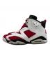 NIKE (ナイキ) AIR JORDAN 6 RETRO ホワイト×レッド サイズ:US8：13000円