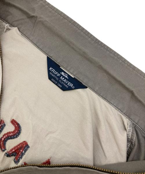 KRIFF MAYER（クリフメイヤー）KRIFF MAYER (クリフメイヤー) スーベニアジャケット ベージュ サイズ:Sの古着・服飾アイテム