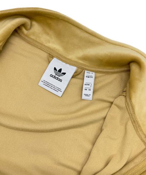 adidas（アディダス）adidas (アディダス) ベッケンバウアー ベロア トラックトップジャージ イエロー サイズ:Sの古着・服飾アイテム