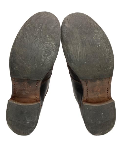 N4（エヌフォー）N4 (エヌフォー) プレーントゥシューズ ブラウン サイズ:3の古着・服飾アイテム