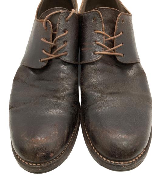 N4（エヌフォー）N4 (エヌフォー) プレーントゥシューズ ブラウン サイズ:3の古着・服飾アイテム