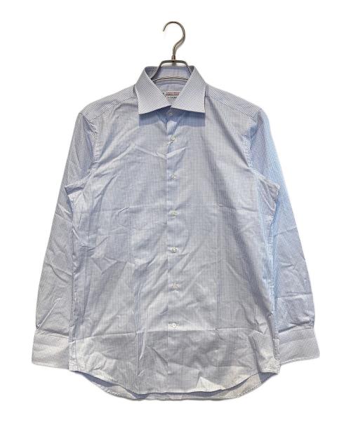 THOMAS MASON（トーマスメイソン）THOMAS MASON (トーマスメイソン) ドレスシャツ ブルー サイズ:16/41の古着・服飾アイテム