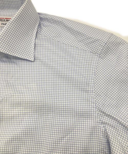 THOMAS MASON（トーマスメイソン）THOMAS MASON (トーマスメイソン) ドレスシャツ ブルー サイズ:16/41の古着・服飾アイテム