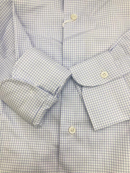 THOMAS MASON（トーマスメイソン）THOMAS MASON (トーマスメイソン) ドレスシャツ ブルー サイズ:16/41の古着・服飾アイテム