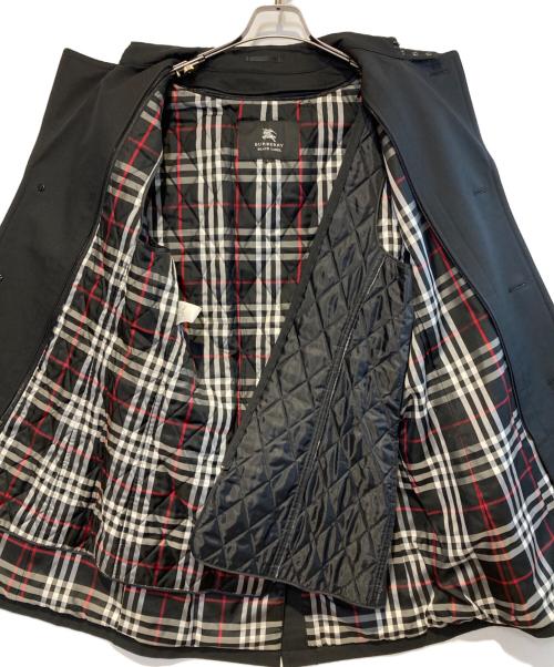 BURBERRY BLACK LABEL（バーバリーブラックレーベル）BURBERRY BLACK LABEL (バーバリーブラックレーベル) ライナー付トレンチコート ブラック サイズ:Lの古着・服飾アイテム
