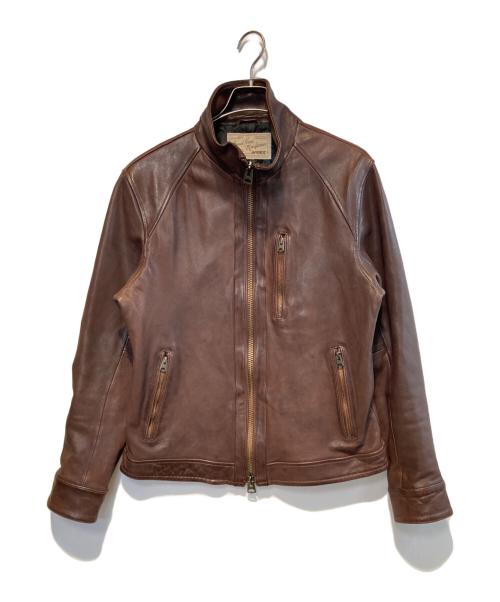 AVIREX（アヴィレックス）AVIREX (アヴィレックス) シープスタンドジップトラックジャケット ブラウン サイズ:不明の古着・服飾アイテム