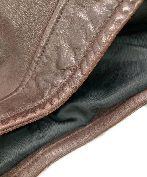 AVIREX（アヴィレックス）AVIREX (アヴィレックス) シープスタンドジップトラックジャケット ブラウン サイズ:不明の古着・服飾アイテム