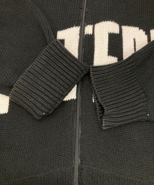 Hysteric Glamour（ヒステリックグラマー）Hysteric Glamour (ヒステリックグラマー) HYSTERIC WOMAN編み込み パーカー ブラック サイズ:Lの古着・服飾アイテム