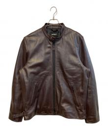 AVIREX（アヴィレックス）の古着「COMFORTABLE SINGLE RIDERS JACKET」｜ブラウン