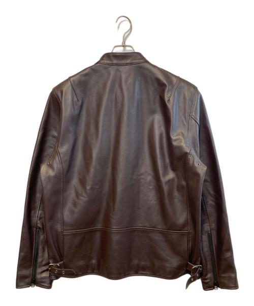 AVIREX（アヴィレックス）AVIREX (アヴィレックス) COMFORTABLE SINGLE RIDERS JACKET ブラウン サイズ:2Xの古着・服飾アイテム