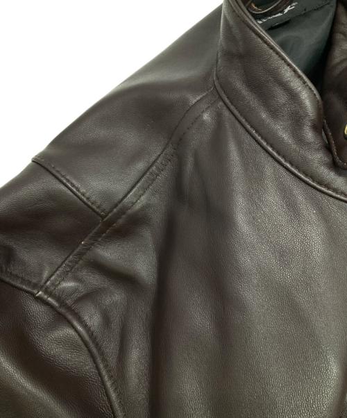 AVIREX（アヴィレックス）AVIREX (アヴィレックス) COMFORTABLE SINGLE RIDERS JACKET ブラウン サイズ:2Xの古着・服飾アイテム