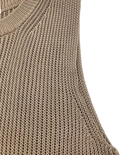 EVERYDAY I LIKE.（エヴリデイ アイ ライク）EVERYDAY I LIKE. (エヴリデイ アイ ライク) Polite Knit Vest ブラウン サイズ:Freeの古着・服飾アイテム