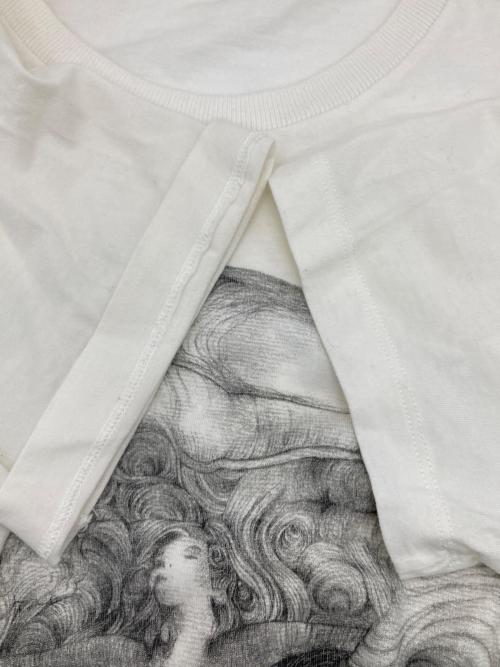 ALEXANDER McQUEEN（アレキサンダーマックイーン）ALEXANDER McQUEEN (アレキサンダーマックイーン) プリントTシャツ ホワイト サイズ:XSの古着・服飾アイテム
