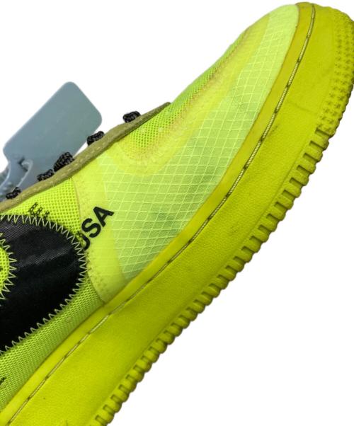 OFFWHITE（オフホワイト）OFFWHITE (オフホワイト) NIKE (ナイキ) THE 10 AIR FORCE 1 LOW イエロー サイズ:US9.5の古着・服飾アイテム