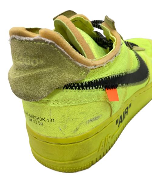 OFFWHITE（オフホワイト）OFFWHITE (オフホワイト) NIKE (ナイキ) THE 10 AIR FORCE 1 LOW イエロー サイズ:US9.5の古着・服飾アイテム