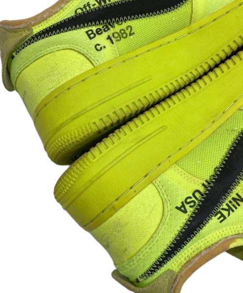 OFFWHITE（オフホワイト）OFFWHITE (オフホワイト) NIKE (ナイキ) THE 10 AIR FORCE 1 LOW イエロー サイズ:US9.5の古着・服飾アイテム