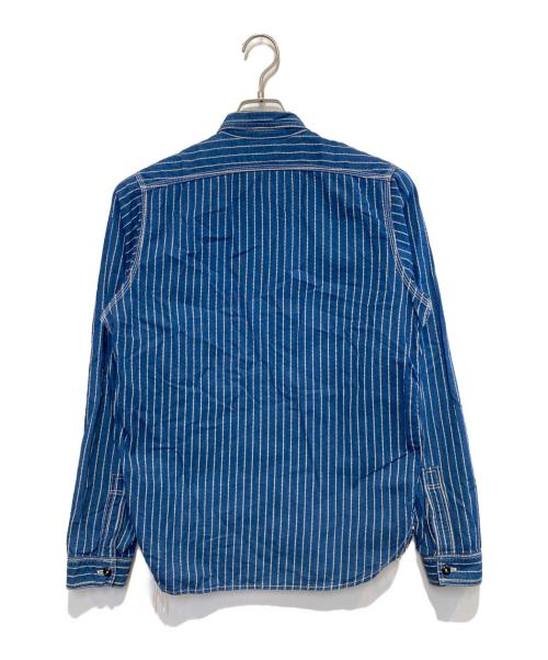 THE REAL McCOY’S（ザ・リアルマッコイズ）THE REAL McCOY’S (ザ・リアルマッコイズ) ウォバッシュL/Sワークシャツ インディゴ サイズ:15の古着・服飾アイテム