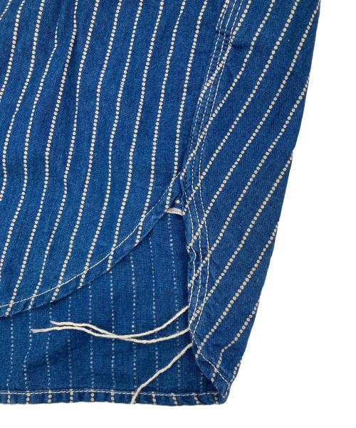 THE REAL McCOY’S（ザ・リアルマッコイズ）THE REAL McCOY’S (ザ・リアルマッコイズ) ウォバッシュL/Sワークシャツ インディゴ サイズ:15の古着・服飾アイテム