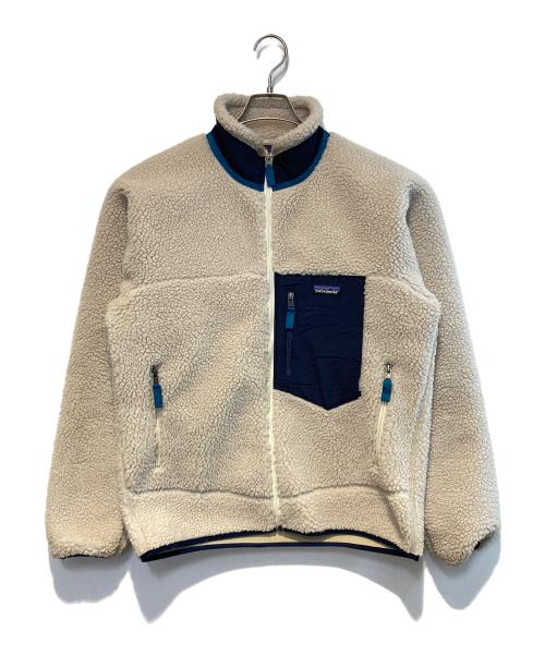 Patagonia（パタゴニア）Patagonia (パタゴニア) Classic Retro-X Jacket ホワイト×ネイビー サイズ:XLの古着・服飾アイテム
