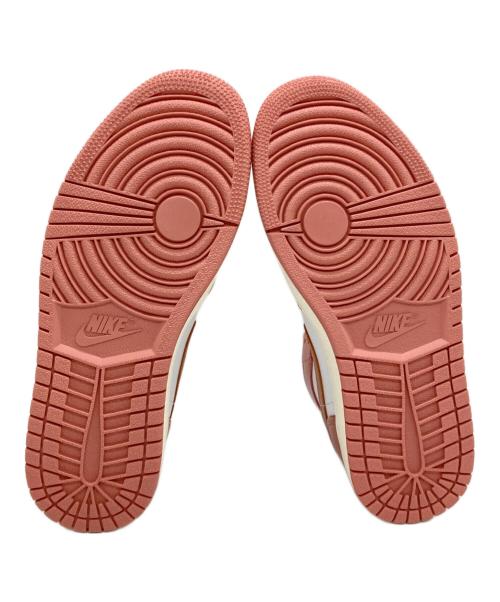 NIKE（ナイキ）NIKE (ナイキ) WMNS AIR JORDAN 1 MID SE ピンク×ホワイト サイズ:US10の古着・服飾アイテム