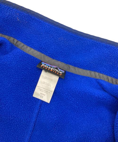 Patagonia（パタゴニア）Patagonia (パタゴニア) シンチラスナップZIP JKT ブルー サイズ:XSの古着・服飾アイテム
