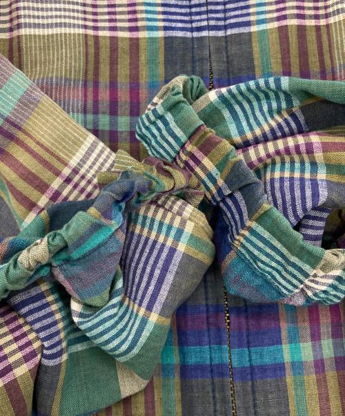 POLO RALPH LAUREN（ポロ・ラルフローレン）POLO RALPH LAUREN (ポロ・ラルフローレン) チェックスイングトップ グリーン サイズ:Ｌの古着・服飾アイテム