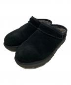 UGGアグ）の古着「クラシックスエードスリッパ」｜ブラック