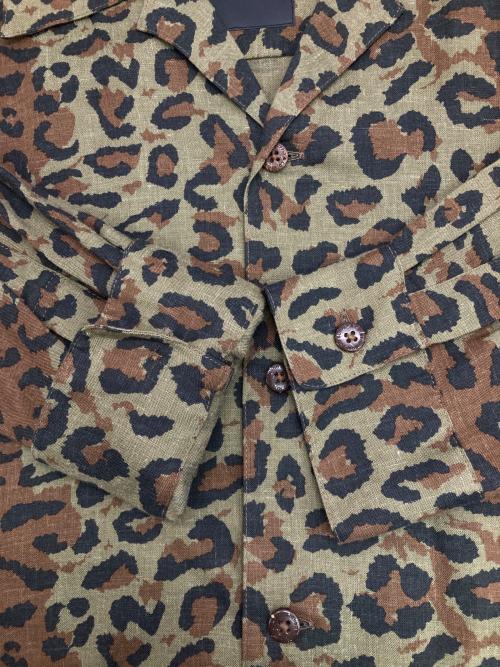 NEIGHBORHOOD（ネイバーフッド）NEIGHBORHOOD (ネイバーフッド) ALOHA.LEOPARD/RL-SHIRT.LS カーキ サイズ:Mの古着・服飾アイテム