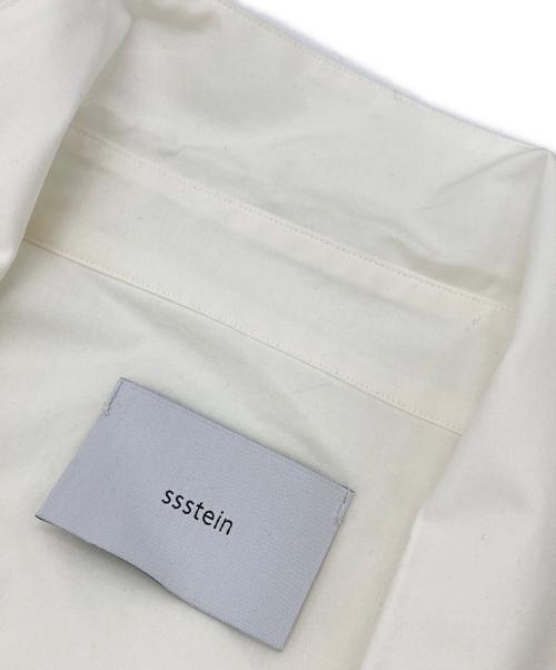 ssstein（シュタイン）ssstein (シュタイン) Oversized Down Pat Shirt(DOUBLE CUFFS) ホワイト サイズ:Mの古着・服飾アイテム