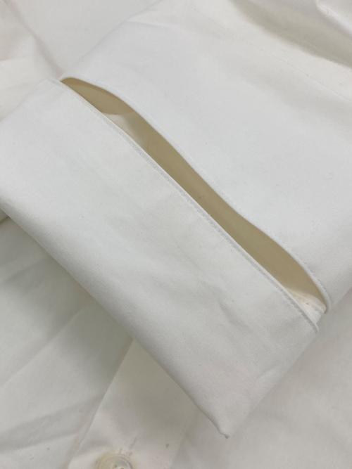 ssstein（シュタイン）ssstein (シュタイン) Oversized Down Pat Shirt(DOUBLE CUFFS) ホワイト サイズ:Mの古着・服飾アイテム
