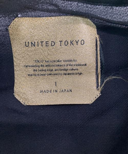 UNITED TOKYO（ユナイテッドトーキョー）UNITED TOKYO (ユナイテッドトーキョー) ヴィスコースリネン スタンドカラーシャツ ブラック サイズ:1の古着・服飾アイテム